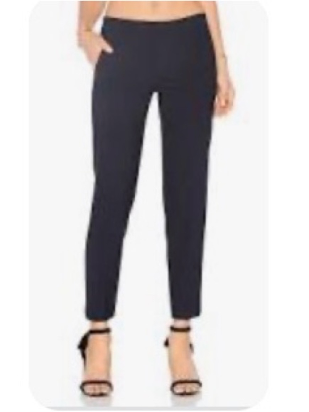 Vince side strapping pant size 4 black